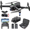 aovo Drone with 4K Camera for Adults,2-Axis Gimbal Quadcopter with EIS Anti-Shake,Beginner Drone with 2 Batteries 56Mins Flight Time,5G FPV Video Brushless Motor,GPS Auto Return Ho