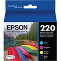 Epson T220120-BCS DURABrite Ultra Black & Color Combo Pack Standard Capacity -Cartridge -Ink (WF-2760, WF-2750, WF-2660, WF-2650, WF-2630, XP-424, XP-420, XP-320),Black and Color C