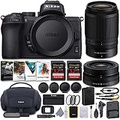 Nikon Z 50 DX-Format Mirrorless Camera Bundle with Nostrand Avenue Camera System Gadget Bag, Software Suite v3, 3-Piece 62mm UV/CPL/ND Filter Kit and 32GB SD Memory Card (5 Items)