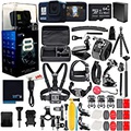 GoPro HERO8 Black Digital Action Camera - Waterproof, Touch Screen, 4K UHD Video, 12MP Photos, Live Streaming, Stabilization - with 50 Piece Accessory Kit + 64GB Memory Card + Extr