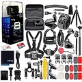 GoPro HERO8 Black Digital Action Camera - Waterproof, Touch Screen, 4K UHD Video, 12MP Photos, Live Streaming, Stabilization - 128GB Card - with 50 Piece Accessory Kit - All You Ne
