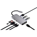 Juiced Systems BizHUB Pro - USB-C Multiport Gigabit Ethernet HDMI Adapter