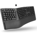 X9 Performance Ergonomic Keyboard Wireless - Your Comfort Matters - Full Size Rechargeable 2.4G Ergonomic Wireless Keyboard with Wrist Rest - 110 Key Split Ergo Computer Keyboard f