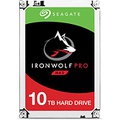 Seagate IronWolf Pro 10Tb NAS Internal Hard Drive HDD ? 3.5 Inch Sata 6GB/S 7200 RPM 256MB Cache for Raid Network Attached Storage, Data Recovery Rescue Service (ST10000NE0004)