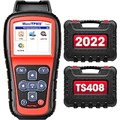 2023 Autel TPMS Relearn Tool TS408, Upgraded of TS401 Tire Pressure Monitor Sensor Programming Tool for All Cars, TPMS Reset, Sensor Activation, Program for MX-Sensors Without OBD2