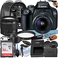 ZeeTech Camera EOS 2000D (Rebel T7) DSLR Bundle: Includes 18-55mm f/3.5-5.6 Zoom Lens + 32GB Memory Card + Backpack + UV Filter and More
