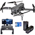 Contixo 4K UHD Drone with GPS for Adult and Kids 2-Axis Self stabilizing Gimbal, Best Back to School Gift for Kids, 2 Batteries 56 Min Flight, 128GB SD Card Carrying Case Included