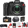 Leica V - Lux 5 Digital Camera (19121) + 64GB Extreme Pro Card + Card Reader + Case + Cleaning Set + Memory Wallet - Starter Bundle