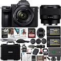 Sony a7 III Full-Frame Mirrorless Camera with 28-70mm Lens Bundle with Lens, Microphone, Memory Card, Case, Cable, Accessory Kit, Battery (2-Pack) and Dual Charger, and Art Suite v