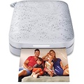 HP Sprocket Portable 2x3 Instant Color Photo Printer (Luna Pearl) Print Pictures on Zink Sticky-Backed Paper from your iOS & Android Device.