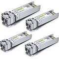 10Gtek 10GBase-SR SFP+ Transceiver, 10G 850nm MMF, up to 300 Meters, Compatible with Cisco SFP-10G-SR, Meraki MA-SFP-10GB-SR, Ubiquiti UniFi UF-MM-10G, Fortinet, Mikrotik, D-Link and More