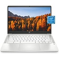 HP Chromebook 14 Laptop, Intel Celeron N4020, 4 GB RAM, 32 GB eMMC, 14” HD Micro-Edge Display, Chrome OS, Thin & Portable, 4K Graphics, Snow White Keyboard (14a-na0023nr, 2021, Cer