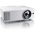 Optoma EH412ST Short Throw 1080P HDR Professional Projector Super Bright 4000 Lumens Business Presentations, Classrooms, or Meeting Rooms 15,000 Hour lamp Life Speaker Built in Por