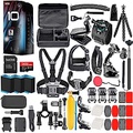 GoPro HERO10 (Hero 10) Black - Waterproof Action Camera with Front LCD and Touch Rear Screens, GP2 Engine, 5K HD, 23MP Photos, Live Streaming, 64GB Card, 50 Piece Accessory Kit and