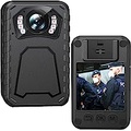JieSuDa N9 Body Camera, 1296P Body Wearable Camera, 64G Memory, Police Body Camera with Audio Lightweight and Portable, 10HR Battery Life, Clear Night Vision, for Home/Outdoor/Law