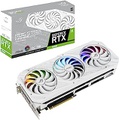 ASUS ROG Strix NVIDIA GeForce RTX 3080 V2 White Edition Gaming Graphics Card (PCIe 4.0, 10GB GDDR6X, LHR, HDMI 2.1, DisplayPort 1.4a, White Color Scheme, Axial-tech Fan Design, 2.9
