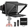 NEEWER Teleprompter X12 with RT-110 Remote (Bluetooth Connection Inside NEEWER Teleprompter App), Compatible with iPad, iOS/Android Tablet, Smartphone, DSLR Camera, All Metal Const
