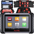 Autel MaxiPro MP808S KIT Diagnostic Scan Tool, 2023 Newest W/Real ECU Coding, Android 11, Upgraded of MP808S/ MP808BT/ MP808, 150 11PCS Adaptors, Bidirectional Control Scanner, 30+