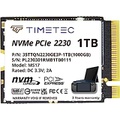 Timetec 1TB(1000GB) M.2 2230 SSD NVMe PCIe Gen3x4 Single Sided Solid State Drive Compatible with Steam Deck, Microsoft Surface pro 9/ pro 8/pro 7+/pro X/laptop3/laptop4/laptop go/b