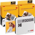 KODAK Mini 3 Retro 4PASS Portable Photo Printer (3x3 inches) + 68 Sheets Bundle, White