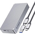 ORICO 40Gbps M.2 NVMe SSD Enclosure USB4 PCIe3.0x4 USB-C Aluminum Adapter, Upgraded NVMe PCIe 2280 M-Key External M2 Solid State Drive Enclosure, Compatible Thunderbolt 3/4 USB3.2/