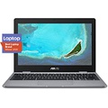 ASUS Chromebook C223 11.6 HD Chromebook Laptop, Intel Dual-Core Celeron N3350 Processor (up to 2.4GHz), 4GB RAM, 32GB eMMC Storage, Premium Design, Grey, C223NA-DH02