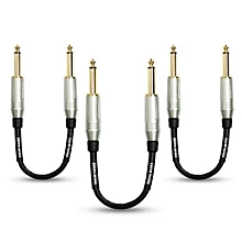 Mogami 1/4 Straight Patch Cable, 8 (3-Pack)