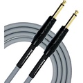 KIRLIN 18AWG Stage Instrument Cable with Gray PVC Jacket 10 ft.