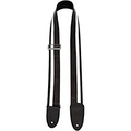 Perris 2 Leather with Tri Glide Guitar Strap Black/White 39 to 58 in.