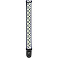 DAddario 2 in. Woven Guitar Strap Gingham Navy and Teal