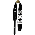 Perris 2.5 Black Suede Guitar Strap - Cats Cats 41 to 56 in.