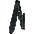 Perris 2.5 Leather Guitar Strap With Contrast Stitch Black