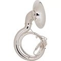 King 2350 Series Brass BBb Sousaphone 2350SP Silver - Instrument Only
