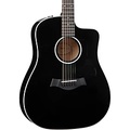 Taylor 250ce-BLK DLX 12-String Dreadnought Acoustic-Electric Guitar Black