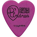 DAndrea 323 Heart Delrex Delrin Picks - One Dozen Purple 1.14 mm