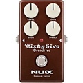 NUX 6ixty5ive Overdrive Effects Pedal With True Bypass and Gain Trim Brown