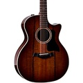 Taylor 2021 724ce Walnut Limited-Edition V-Class Grand Auditorium Acoustic-Electric Guitar Shaded Edge Burst