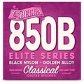 LaBella 850B Elite Series Black Nylon Golden Alloy Classical Guitar Strings