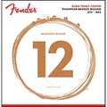 Fender 860L Phosphor Bronze Dura-Tone Coated Acoustic Guitar Strings 12-53
