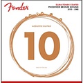 Fender 860XL Phosphor Bronze Dura-Tone Coated Extra Light Acoustic Guitar Strings 10-48