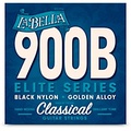 LaBella 900-B Elite Series Black Nylon Golden Alloy Classical Guitar Strings