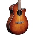 Ibanez AEG70 Flamed Maple Top Grand Concert Acoustic-Electric Guitar Panther Pink Burst