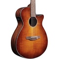 Ibanez AEG70 Flamed Maple Top Grand Concert Acoustic-Electric Guitar Tiger Burst High Gloss