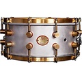 A&F Drum Co A&Fers 14 x 4 in. Aluminum Snare with Untreaded Brass Hardware (Bell Series Snares)