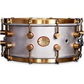 A&F Drum Co A&Fers 14 x 6x5 in. Aluminum Snare with Untreaded Brass Hardware (Bell Series Snares)