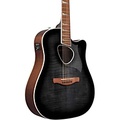 Ibanez ALT30FM Altstar Flamed-Top Dreadnought Acoustic-Electric Guitar Doom Blue Burst