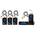 Galaxy Audio AS-1410-4 Wireless Personal Monitor Band Pack System Band M Black