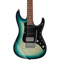 Ibanez AZ24P1QM Premium Electric Guitar Deep Ocean Blonde