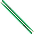 Zildjian Acorn Tip Neon Green Drumsticks 5A Wood Tip