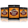 GHS Americana Light Acoustic Guitar Strings (12-54) - 3 Pack